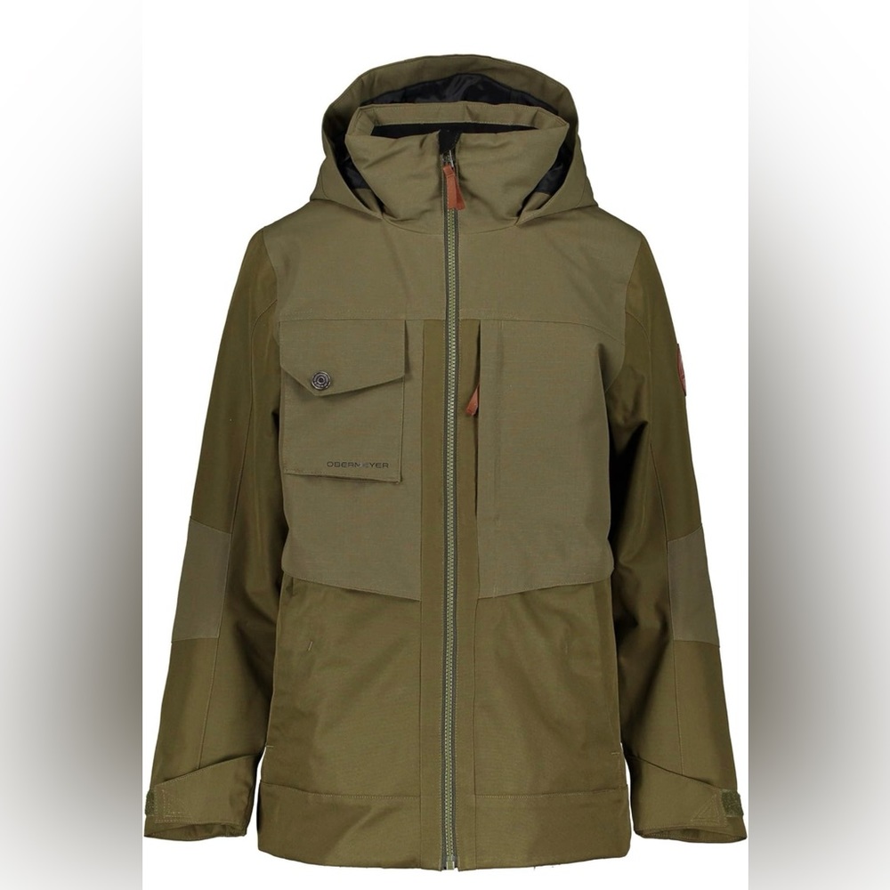 Obermeyer Kids Colt Ski Jacket (Big Kids) Military Time LG (14-16 Big Kids)